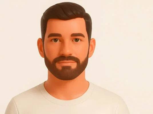 Avatar 3D di Federico, membro del team